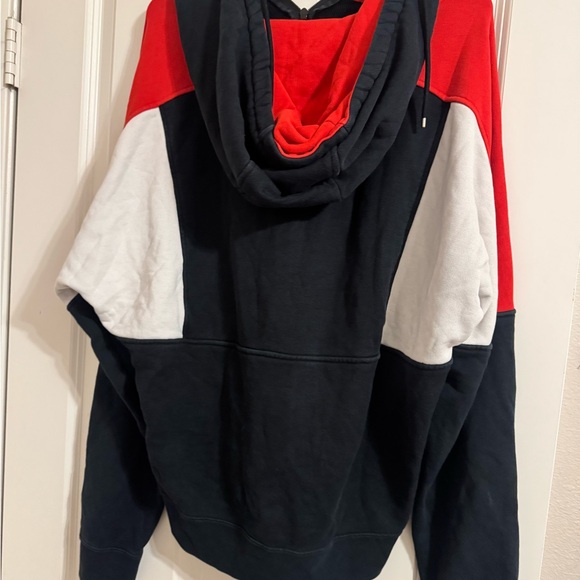 Nike Black and Red Vintage Zip Up Hoodie - Picture 2 of 2